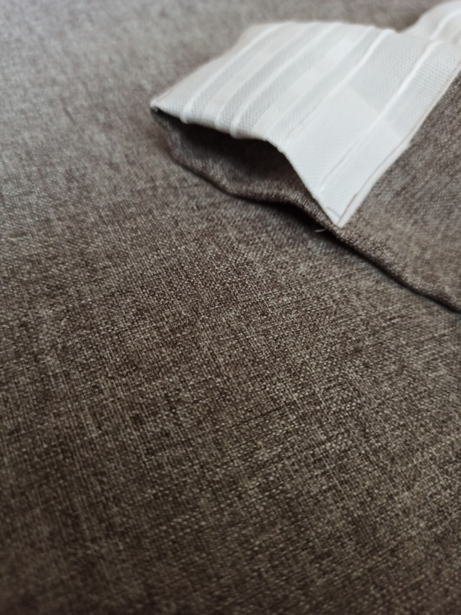 Комплект штор 200х270 2 шт. Коллекция "Меланж". Цвет серо-бежевый (серо-бежевый меланж) фото 11